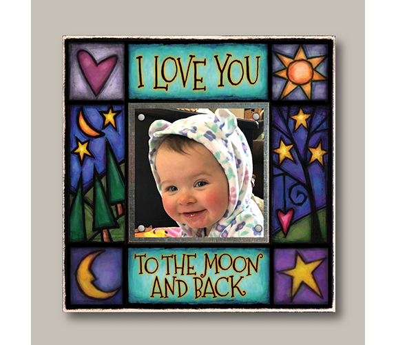 "To the Moon and Back" - Photo Frame